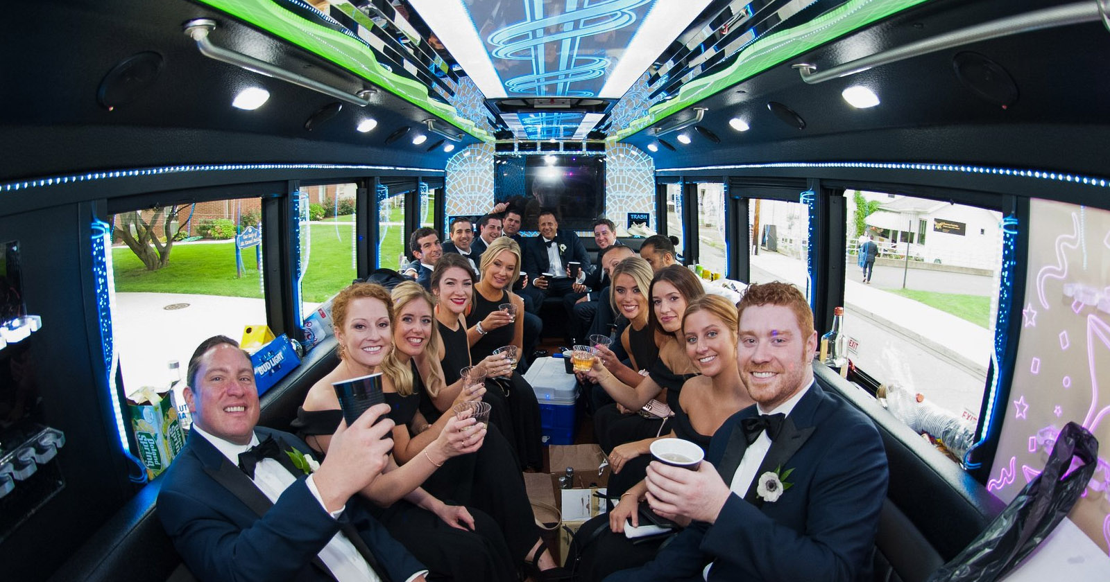 Rent a party bus in Washington DC or Northern Virginia